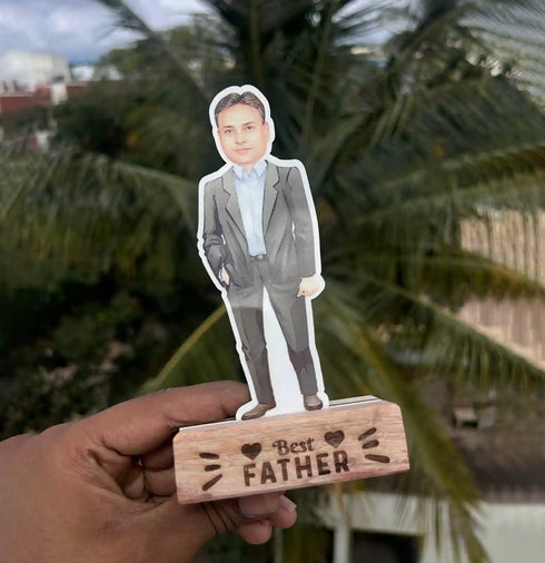 Fathers Day Personalized Caricature Table Top